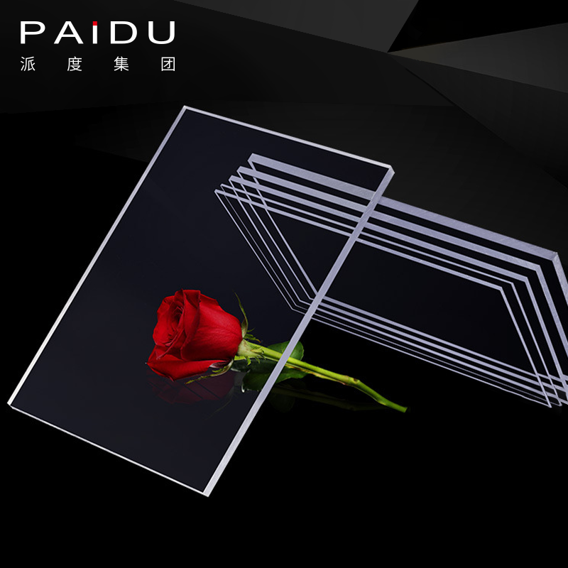 Paidu Group High transparent PC plastic board radiation proof and wear resistant color thin clear plastic sheet glass polycarbonate