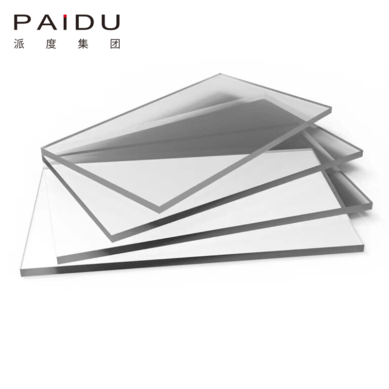 Paidu Group white lighting silver sign board pattern laser cut gold mirror thin acrylic sheet