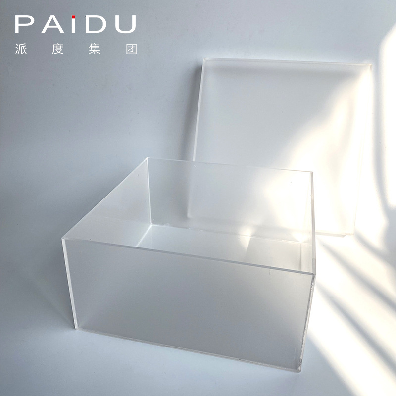 Paidu Group factory 4ft by 8ft 3/4 inch thick anti colors High Transmittance Mirror solid surface cast acrylic sheet