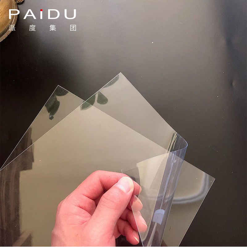 Paidu Group Super clear soft pvc plastic transparent sheet in roll price 700 micron pvc film pvc transparent film for table clothing