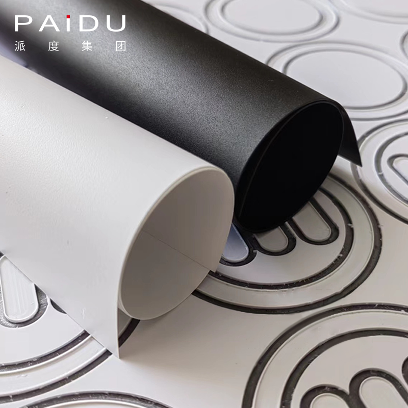 Paidu Group 0.1 0.2 0.3 mm Pvc Thin Plastic Sheet 0.5mm Rigid PVC Clear Sheet Roll