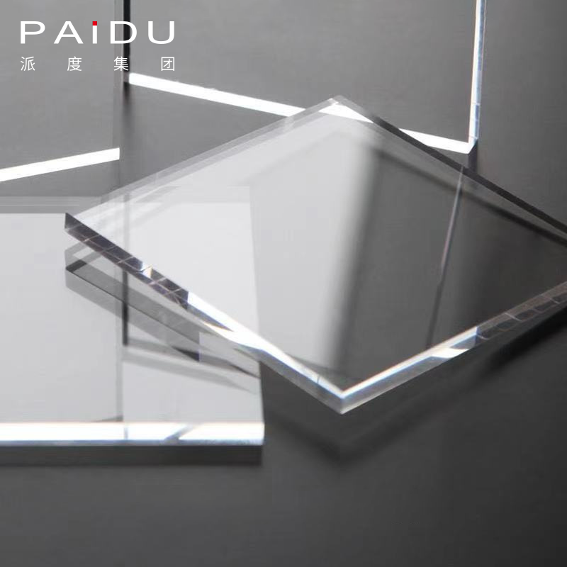 Paidu Group manufacturer A grade clear color glitter 4*8ft 4*6ft bulk wholesale cast acrylic sheet for advertising board