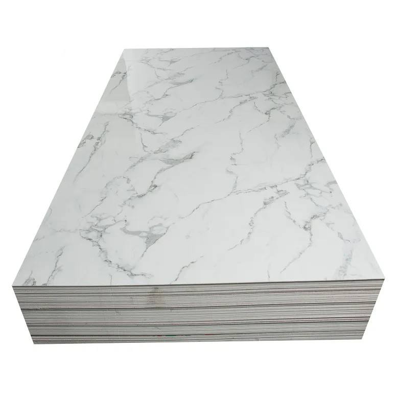 Excellent Quality 1220x2440mm Decorative Marble Plastic Sheet Uv Pvc Marble Sheet Manufacturer-Paidu Supplier