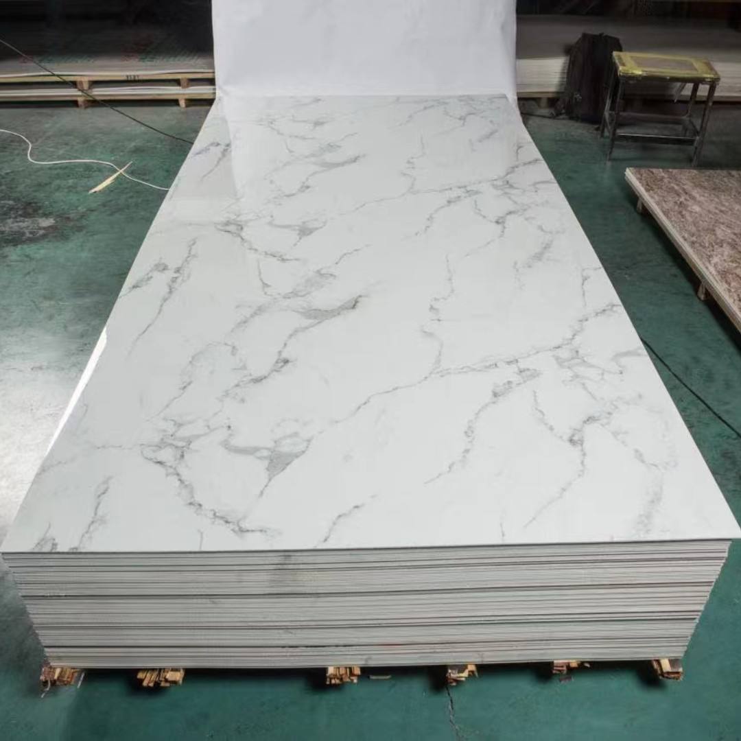 New 3mm UV Marble Acrylic Plastic Ceiling Translucent decorative 3D PVC Sheet Wall Covering Panel Board Manufacturer-Paidu Supplier