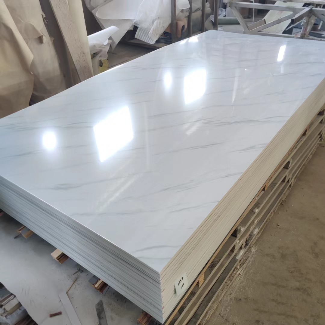 New 3mm UV Marble Acrylic Plastic Ceiling Translucent decorative 3D PVC Sheet Wall Covering Panel Board Manufacturer-Paidu Supplier