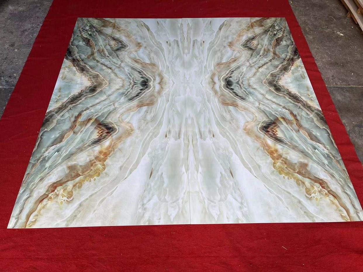 Paidu decroative pvc plastic sheet PVC Marble Interior UV Board Paidu Supplier